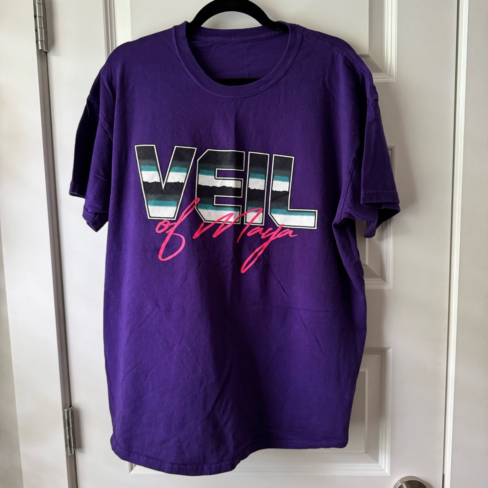 Veil of Maya Purple Short Sleeve Graphic Tee Large